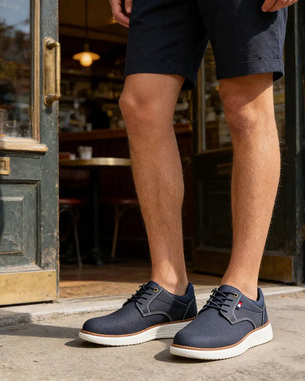 Pantofi casual de barbati,Din material denim,1299,Albastru OEM