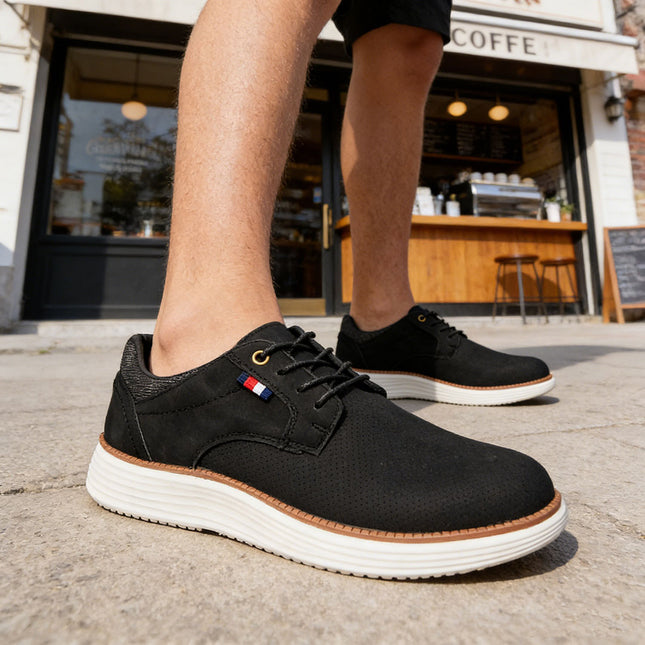 Pantofi casual de barbati,Din material denim,1299,Negru