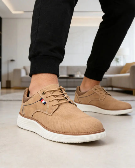 Pantofi casual de barbati,Din material denim,1299,Kaki OEM