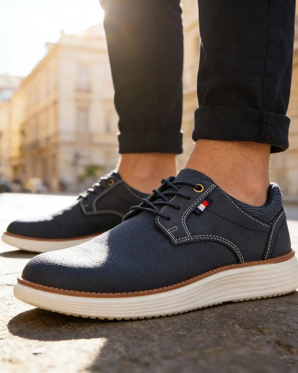 Pantofi casual de barbati,Din material denim,1299,Albastru OEM