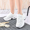 Pantofi Sport De Dama,Cu Insertii De Plasa si Strasuri,D1415,Alb
