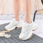 Pantofi Sport De Dama,Cu Insertii De Plasa si Strasuri,D1415,Bej