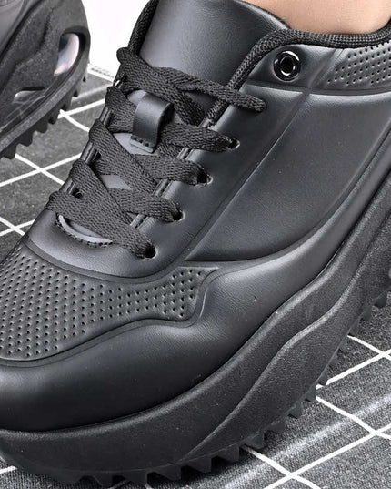 Pantofi Sport De Dama,Din Piele Ecologica,D1429.Negru