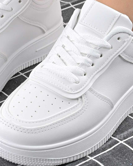 Pantofi Sport De Dama,Din piele ecologica,D1423,Alb