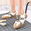 Pantofi sport de dama,Din piele Ecologica Intoarsa,D1426,Bej