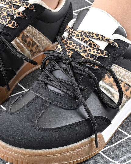Pantofi sport de dama,Din piele Ecologica Intoarsa,D1426,Negru