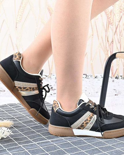 Pantofi sport de dama,Din piele Ecologica Intoarsa,D1426,Negru