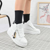Pantofi Sport De Dama,Cu Platforma,cu acesoriu detasabil ,D1443,Alb