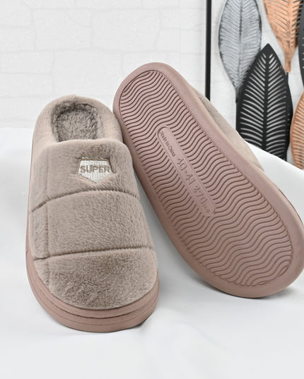Papuci de casa Barbati,cu blanite,PB2024,Maro