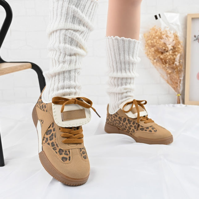 Pantofi Sport De Dama,Din Piele Ecologica,D1410,Leopard