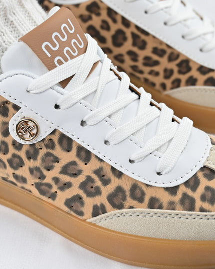 Pantofi Sport De dama,Din piele ecologica intoarsa,D1406,Leopard