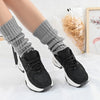 Pantofi Sport De Dama,Cu Insertii De Plasa si Strasuri,D1415,Negru