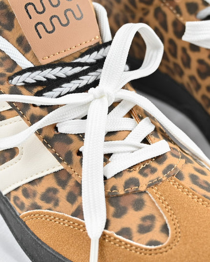 Pantofi Sport De dama,Din piele ecologica intoarsa,D1405,Leopard