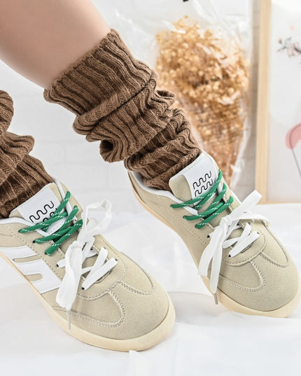 Pantofi Sport De dama,Din piele ecologica intoarsa,D1405,Bej