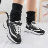 Pantofi sport de dama,Din Piele ecologica,D1351,Negru