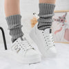 Pantofi Sport De Dama,Din piele Ecologica,Cu pietre,D1368,Alb cu Argintiu