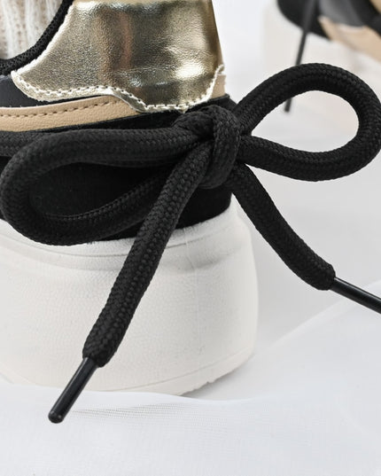 Pantofi sport de dama,D1309,Din piele ecologica,Negru