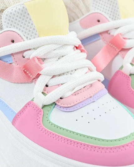 Pantofi sport de dama,D1309,Din piele ecologica,Multicolori OEM