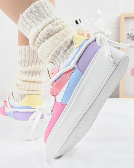 Pantofi sport de dama,D1309,Din piele ecologica,Multicolori OEM