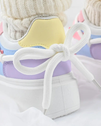 Pantofi sport de dama,D1309,Din piele ecologica,Multicolori OEM