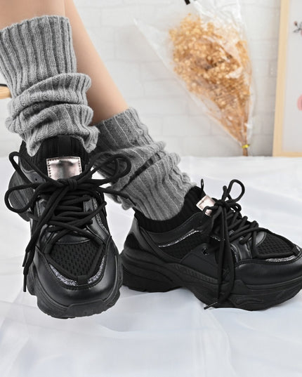 Pantofi Sport de dama,din material textil,1246,Negru