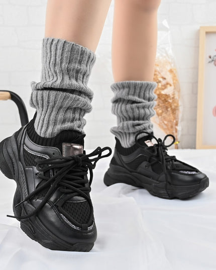 Pantofi Sport de dama,din material textil,1246,Negru