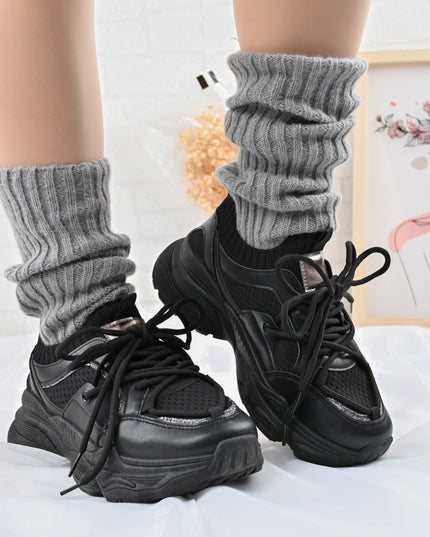 Pantofi Sport de dama,din material textil,1246,Negru