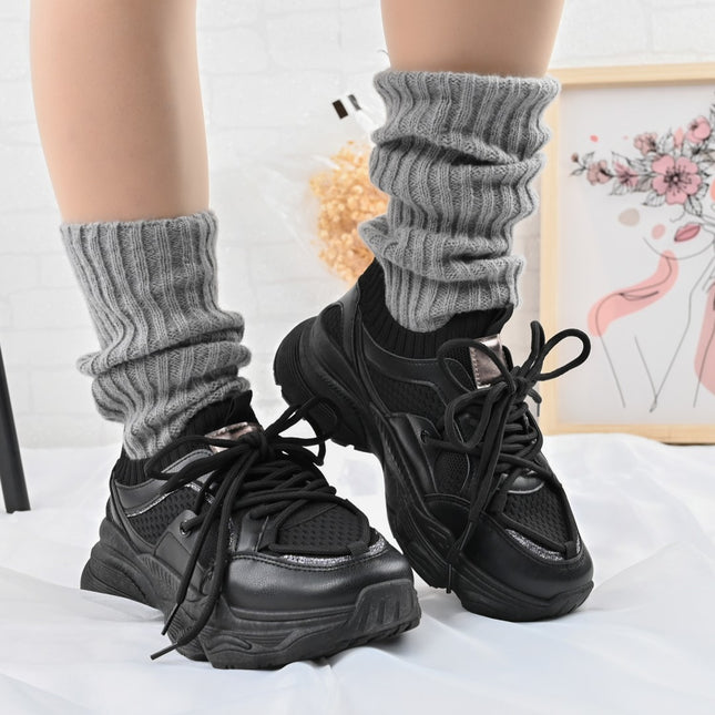 Pantofi Sport de dama,din material textil,1246,Negru