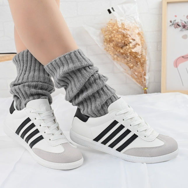 Pantofi sport de dama,D1303,Din piele ecologica,Alb