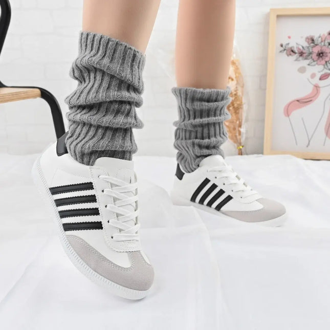 Pantofi sport de dama,D1303,Din piele ecologica,Alb OEM