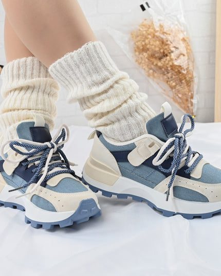 Pantofi sport de dama,D1307,Din material textil,Bej