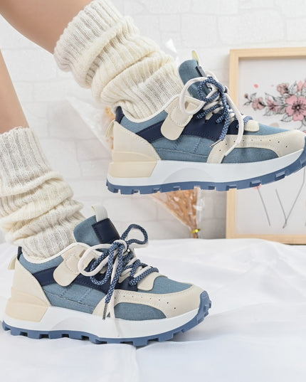 Pantofi sport de dama,D1307,Din material textil,Bej