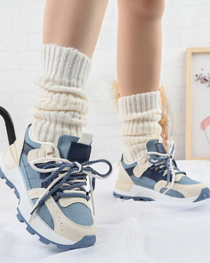 Pantofi sport de dama,D1307,Din material textil,Bej