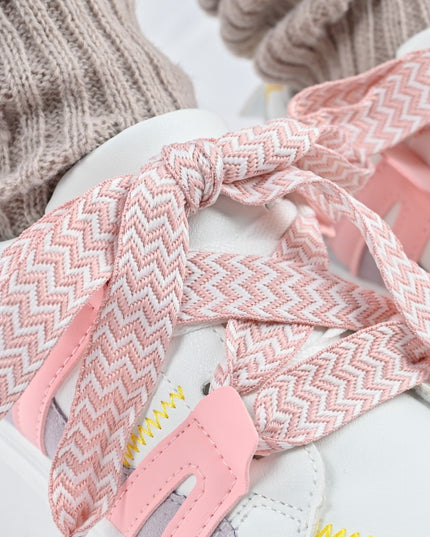 Pantofi sport de dama,D1315,Din Piele ecologica,Roz