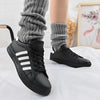 Pantofi sport de dama,D1310,Din piele ecologica,Negru cu Alb