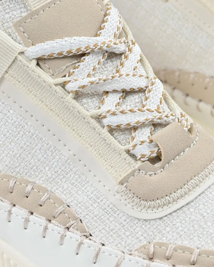 Pantofi sport de dama,din material textil,D1325,Bej OEM