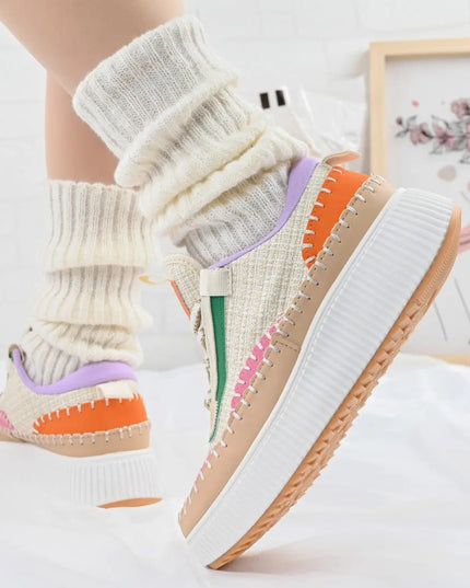 Pantofi sport de dama,din material textil,D1325,Roz OEM