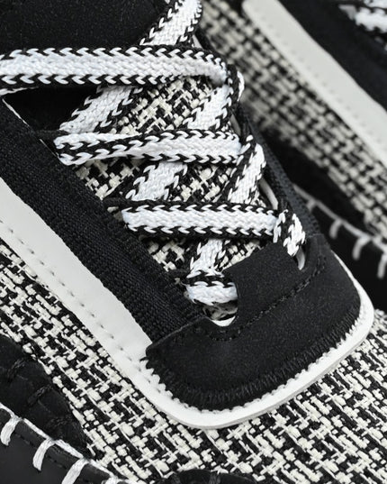 Pantofi sport de dama,din material textil,D1325,Negru