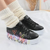 Pantofi Sport De Dama,Din Piele Ecologica,D1371,Negru