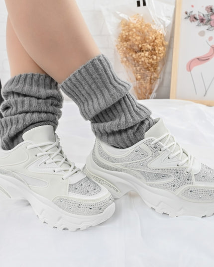 Pantofi sport De dama,din Piele ecologica intoarsa,1260,Alb