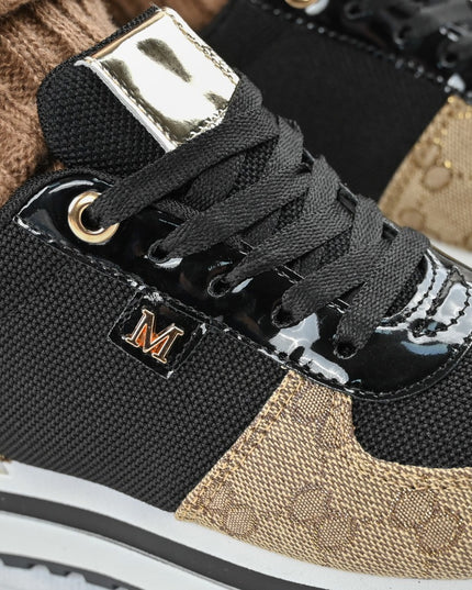 Pantofi sport De dama,cu insertii de plasa,1266,Negru