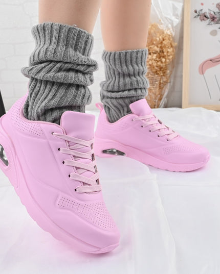 Pantofi sport de dama, 1300,Usori,Din piele ecologica,Roz