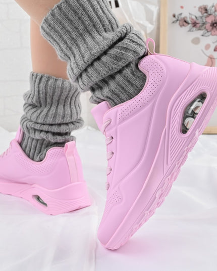 Pantofi sport de dama, 1300,Usori,Din piele ecologica,Roz