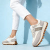 Pantofi sport De dama ,Din material textil,1276, Bej