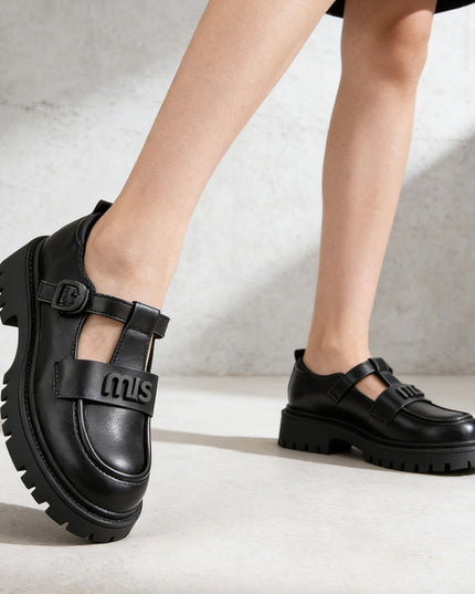 Pantofi casual de dama,Din piele ecologica,P1266,Negru