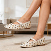 Balerini Casual De Dama,Din piele ecologica,BL503,Nude