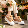 Pantofi sport de dama,acesoriu ursulet detasabil,D1425,Kaki