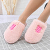Papuci de casa Dama, pufosi,cu Ursulet, Imblaniti,PD1065,Roz