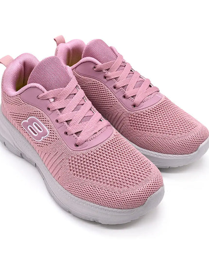 Pantofi sport De dama din material Textil - D1398.Roz