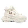 Pantofi sport de dama,Cu interior imblanit,D1337,Alb